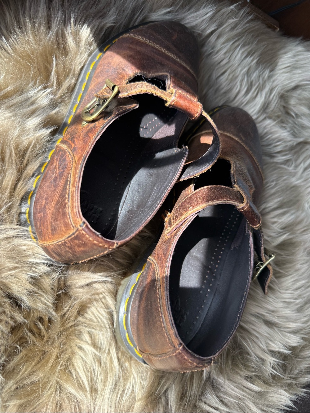 Dr Marten Leather Mary Jane Shoes - Picture 4 of 7